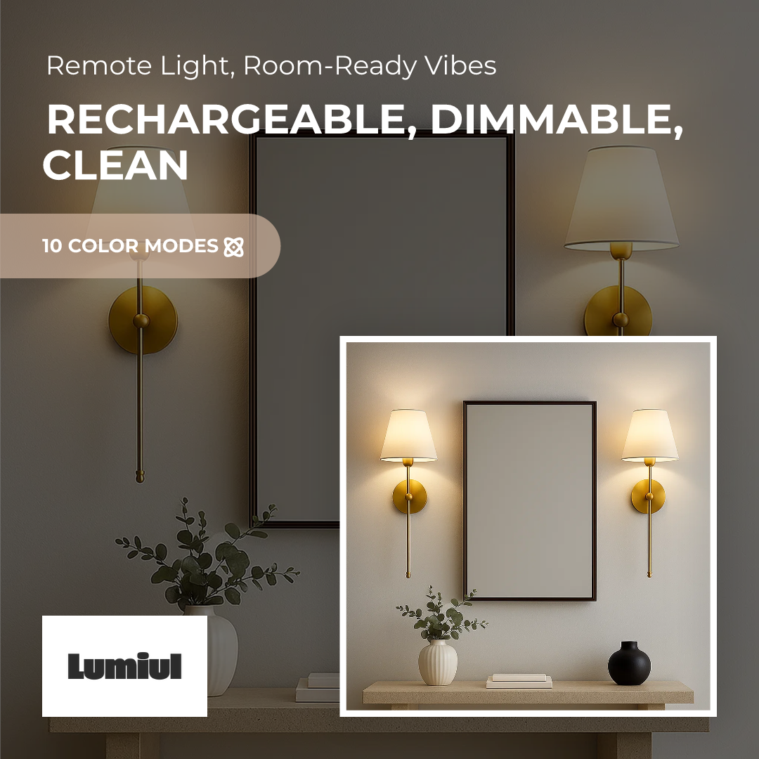 Wireless Wall Sconces